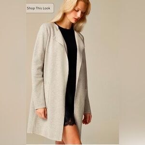 J.Crew Juliette collarless sweater-blazer size S